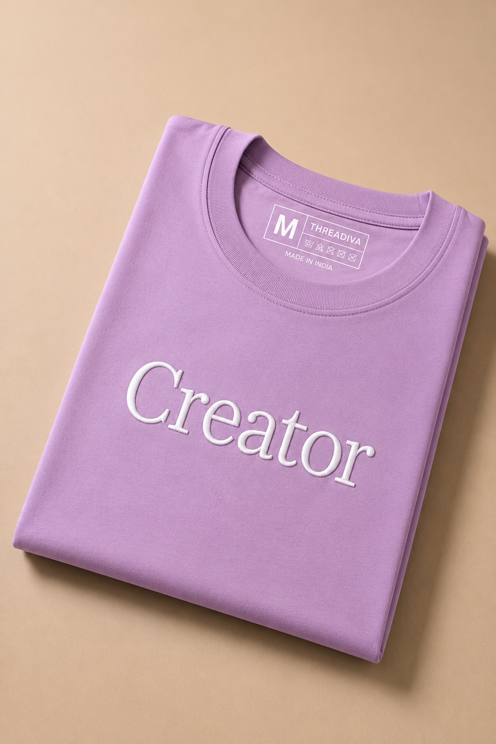 Threadiva Creator Embroidered Cropped Top