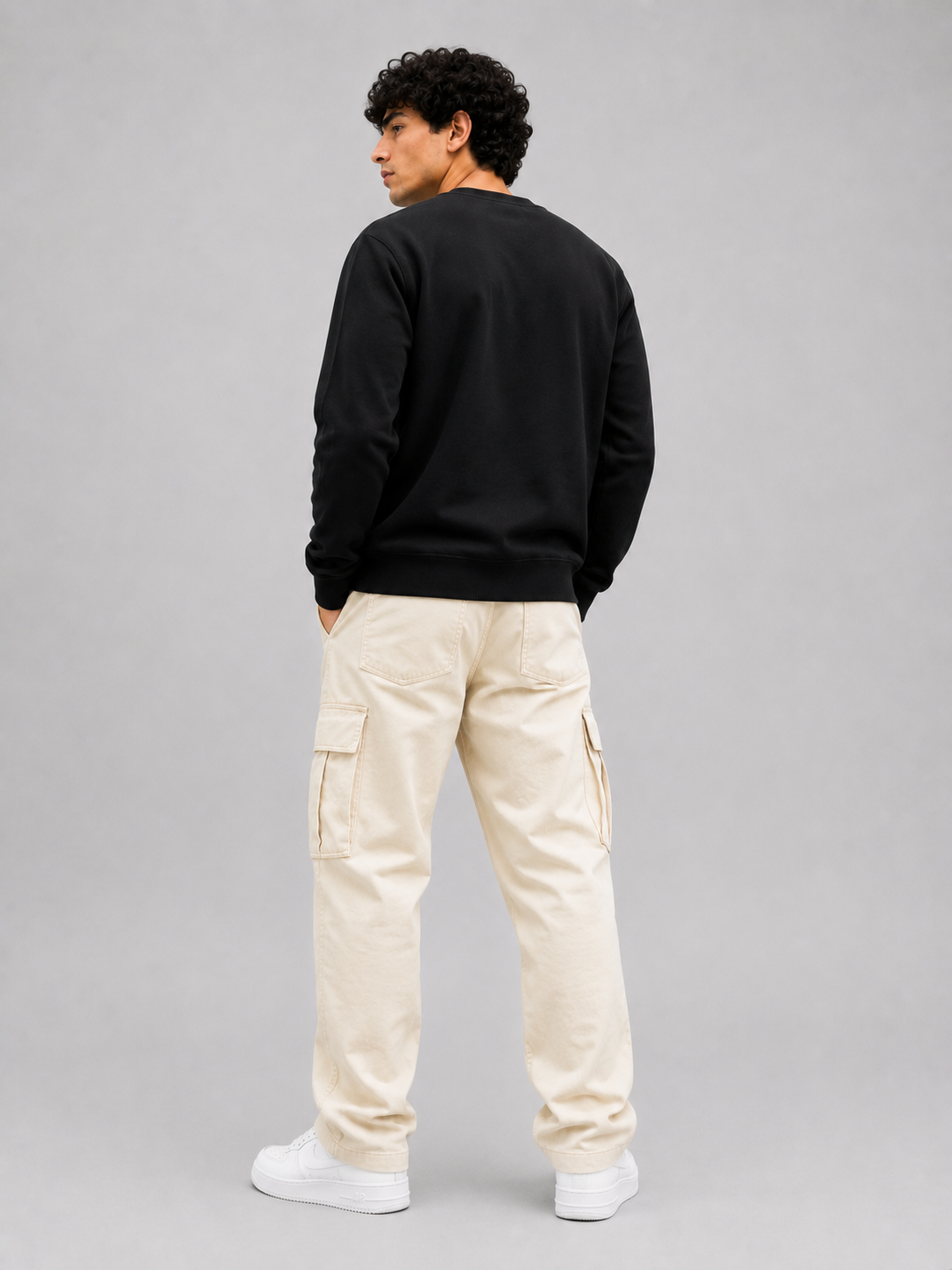 Threadiva Japanese Koi Fish Embroidery Sweatshirt
