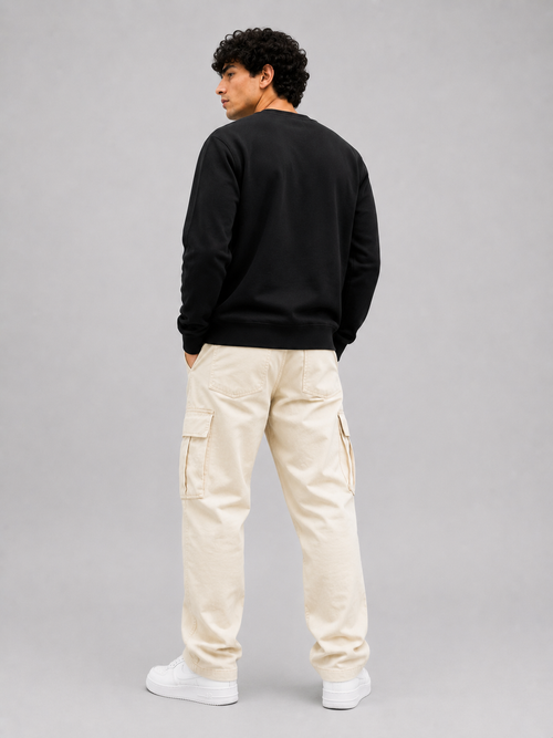 Threadiva Japanese Koi Fish Embroidery Sweatshirt