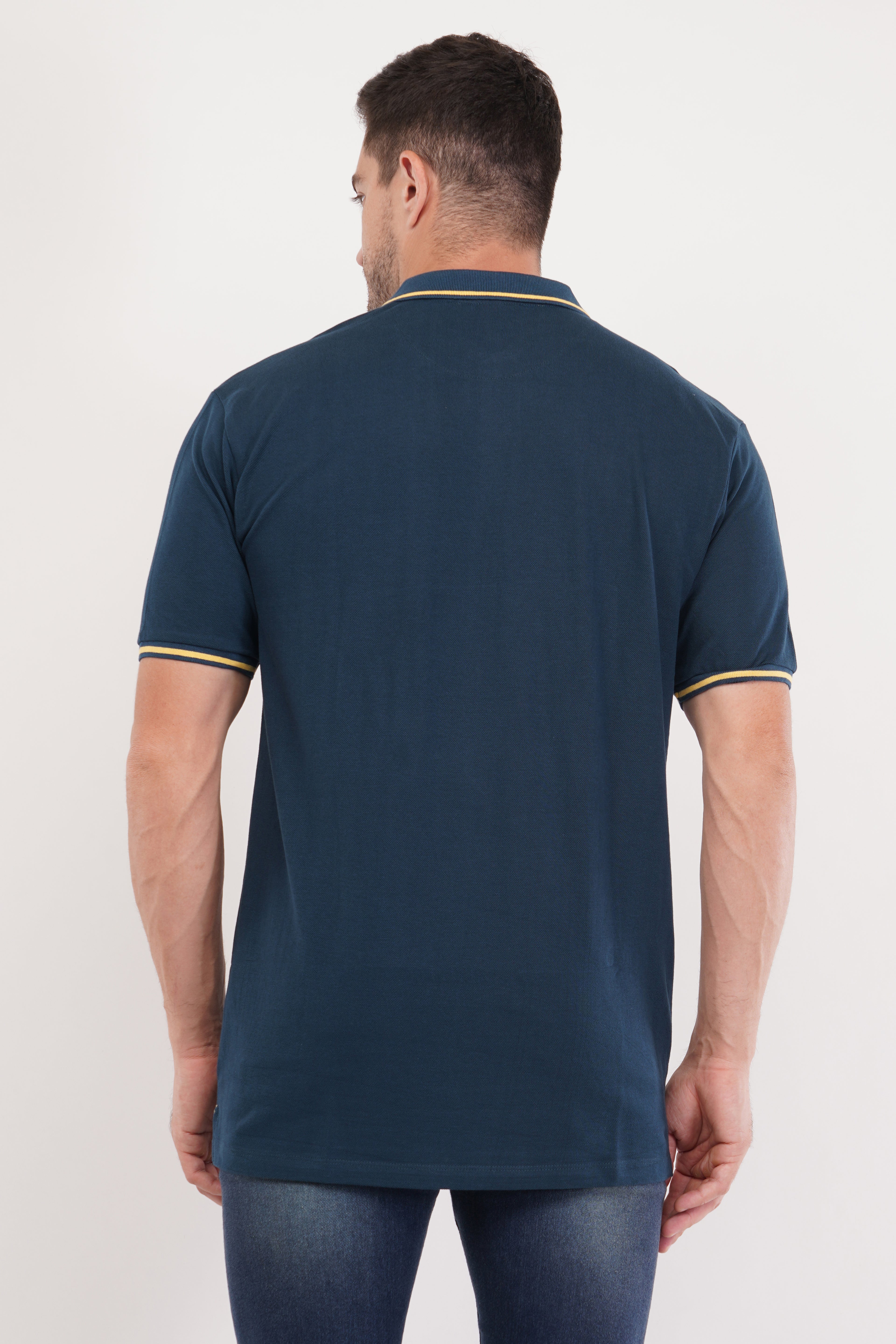 Threadiva Premium Tipped Polo T-Shirt
