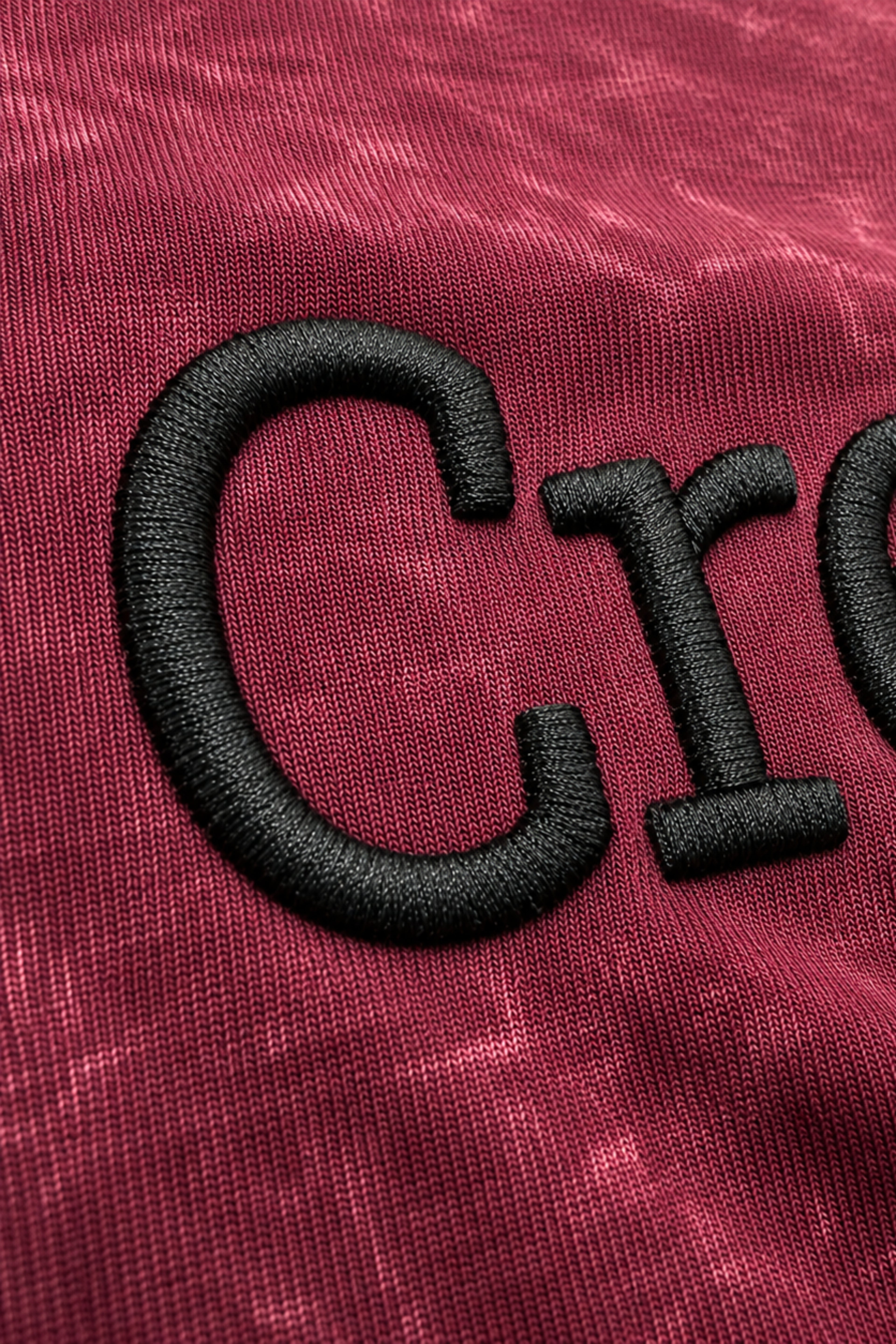 Threadiva Creator Embroidered Acid Washed Oversized T-shirt
